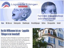 Tablet Screenshot of logopaedietuebingen.de